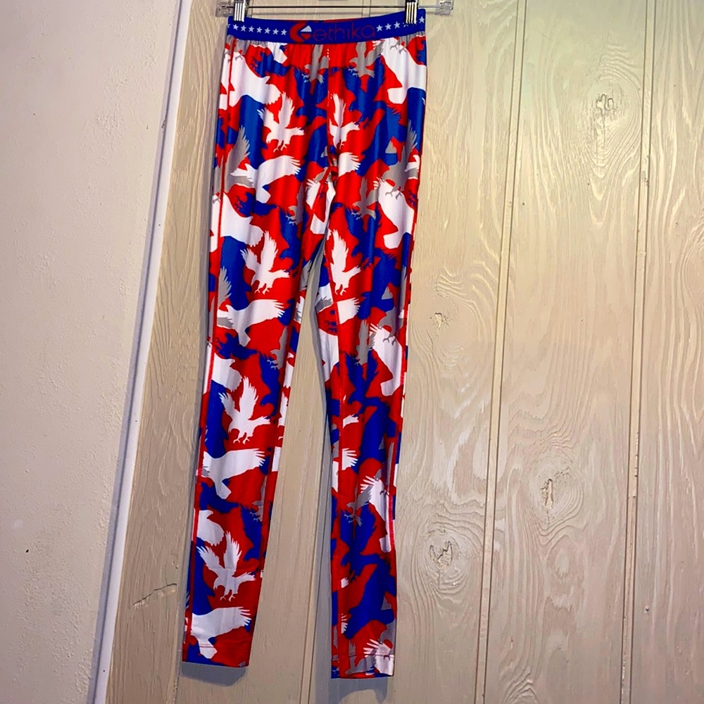 ETHIKA Red White and Blue small leggings